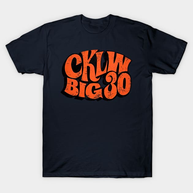 vintage CKLW 90s FM Radio T-Shirt by rusdistore